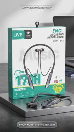 LiVE AG-35 ENC Neckband Headphone (Bluetooth 5.4) 170H - Image 2